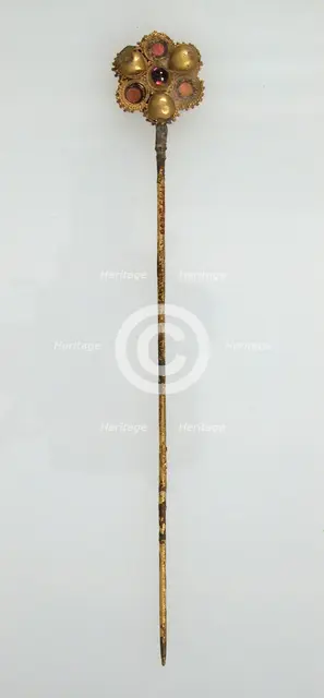 Hairpin, Frankish, 7th century. Creator: Unknown.