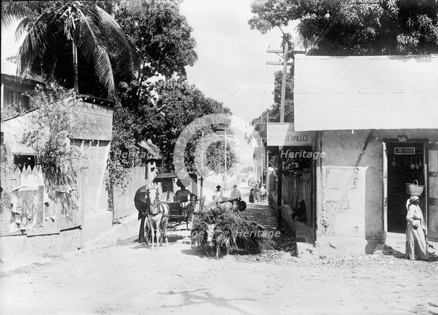 Haiti. Scene, Port Au Prince, 1911. Creator: Harris & Ewing.