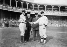 Hal Chase, New York, AL and John McGraw, New York, NL (baseball), 1910. Creators: Bain News Service, Hal Chase