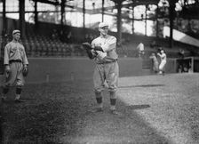 Hal Janvrin, Left; Neal Ball, Right; Boston Al (Baseball), 1913. Creator: Harris & Ewing