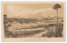 Halcombe from Stanway Street, c.1878. Creator: Edith Stanway Halcombe