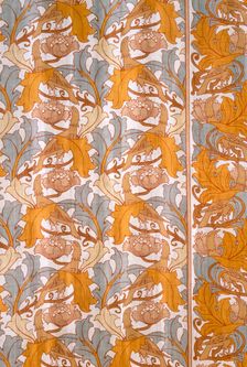 Halcyon, Designed c.1888; printed c.1895. Creators: Charles Francis Annesley Voysey, G. P. and J. Baker, Ltd.