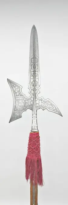 Halberd for the Bodyguard of Karl Eusebius, Prince of Liechtenstein, Southern Germany, 1632. Creator: Unknown