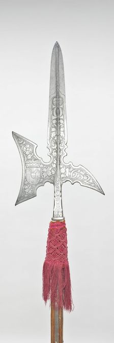 Halberd for the Bodyguard of Karl Eusebius, Prince of Liechtenstein, Southern Germany, 1632. Creator: Unknown