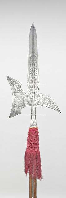Halberd for the Bodyguard of Karl Eusebius, Prince of Liechtenstein, Southern Germany, 1632. Creator: Unknown.