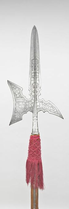 Halberd for the Bodyguard of Karl Eusebius, Prince of Liechtenstein, Southern Germany, 1632. Creator: Unknown