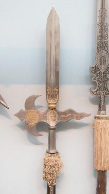 Halberd of the Swiss Guard of Johann Georg II of Saxony (reigned 1656-80), German, dated 1680. Creator: Unknown