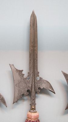 Halberd of Wolf Dietrich von Raitenau, Prince-Archbishop of Salzburg, German, dated 1589. Creator: Unknown