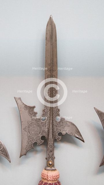 Halberd of Wolf Dietrich von Raitenau, Prince-Archbishop of Salzburg, German, dated 1589. Creator: Unknown.