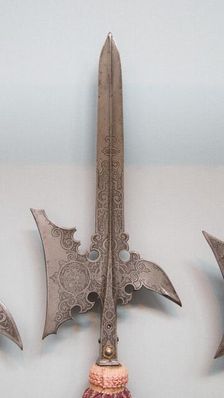 Halberd of Wolf Dietrich von Raitenau, Prince-Archbishop of Salzburg, German, dated 1589. Creator: Unknown