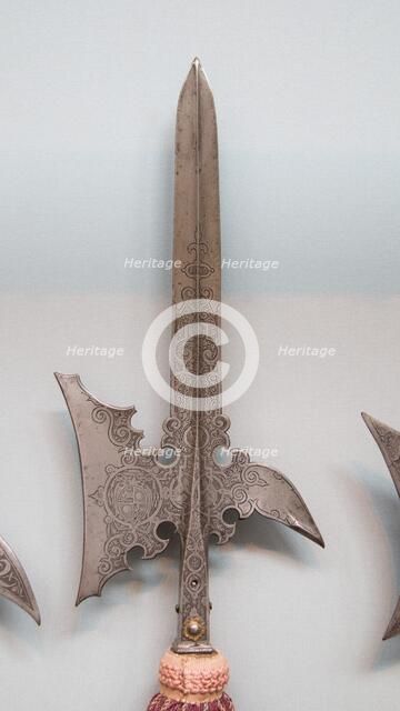 Halberd of Wolf Dietrich von Raitenau, Prince-Archbishop of Salzburg, German, dated 1589. Creator: Unknown.