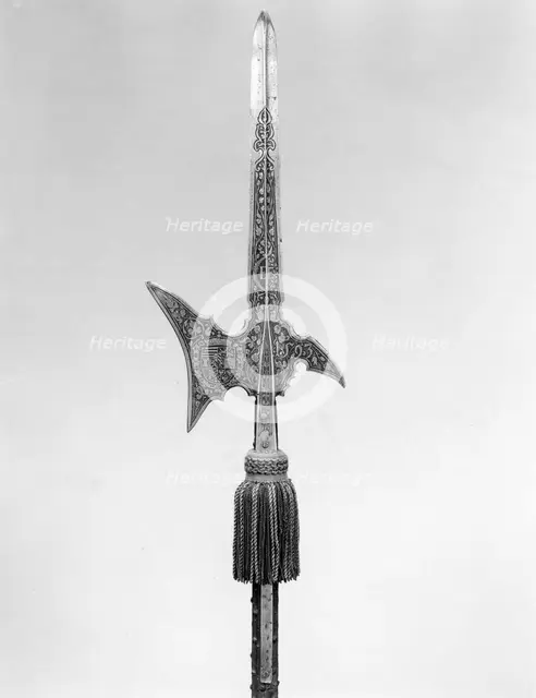 Halberd of Archduke Ernst of Austria (1553-1605), German, dated 1593. Creator: Unknown.