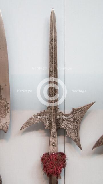 Halberd of Archduke Ferdinand II of Austria (1578-1637, Emperor from 1619), German, dated 1598. Creator: Unknown.