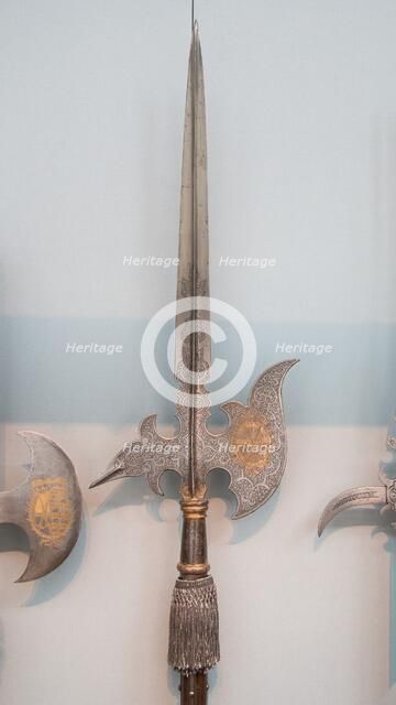 Halberd of Christian I of Saxony (reigned 1586-91), German, ca. 1590. Creator: Unknown.