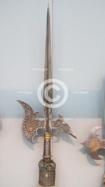 Halberd of Christian I (reigned 1586-91) or Christian II of Saxony, German, c1590-1610. Creator: Unknown.