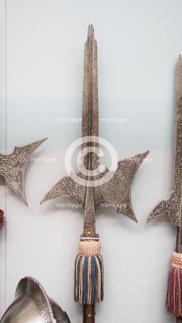 Halberd of Emperor Matthias (reigned 1612-19), German, dated 1612. Creator: Unknown.