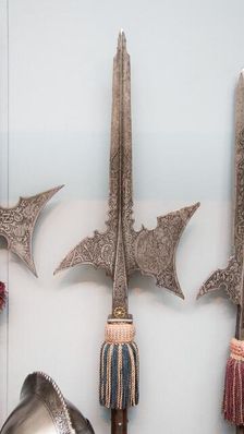 Halberd of Emperor Matthias (reigned 1612-19), German, dated 1612. Creator: Unknown
