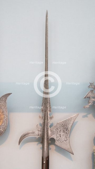 Halberd of Johann Georg I of Saxony (1585-1656), German, dated 1609. Creator: Unknown.