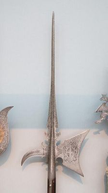 Halberd of Johann Georg I of Saxony (1585-1656), German, dated 1609. Creator: Unknown