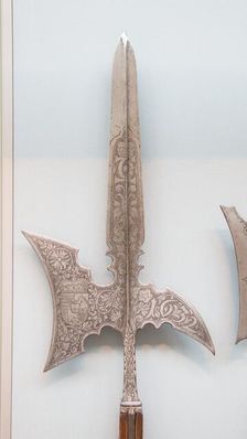 Halberd of Prince Karl Eusebius of Liechtenstein (1611-1684), German, dated 1632. Creator: Unknown