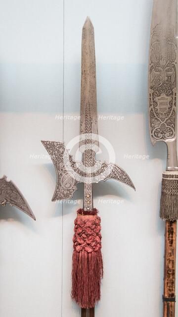 Halberd of Prince Karl I of Liechtenstein (1569-1627), German, ca. 1620-23. Creator: Unknown.