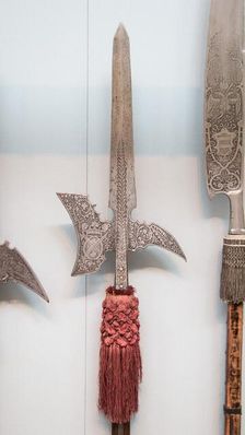 Halberd of Prince Karl I of Liechtenstein (1569-1627), German, ca. 1620-23. Creator: Unknown