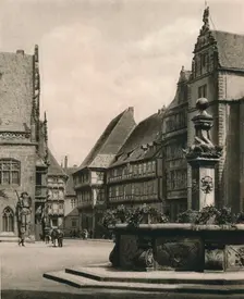 Halberstadt - Marketplace 1931. Artist: Kurt Hielscher