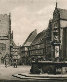 Halberstadt - Marketplace 1931. Artist: Kurt Hielscher