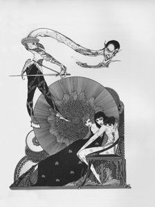 Half-Title of Goethe's Faust 1925. Artist: Harry Clarke