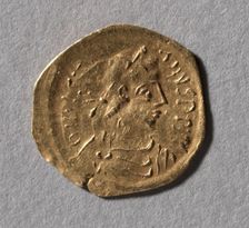 Half Tremissis of Justinian I, 527-565. Creator: Unknown