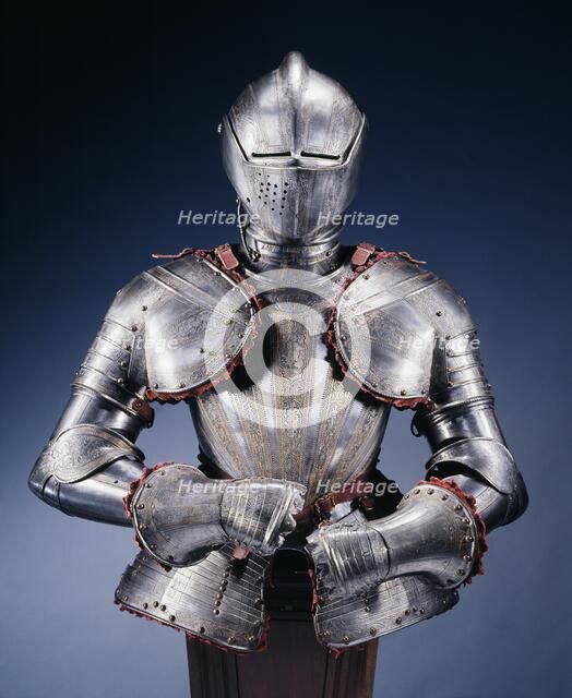 Half Armor for the Foot Tournament, c. 1590. Creator: Pompeo della Cesa (Italian, active 1572-93).