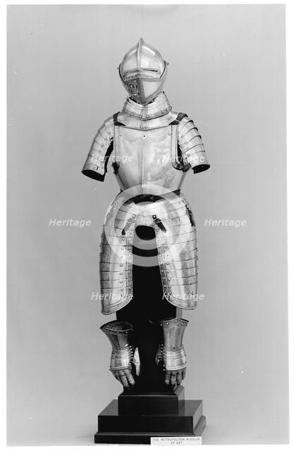 Half-armour (Composed), German, dated 1562 (helmet ca. 1560). Creator: Unknown.
