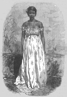 'Half-caste girl of Manaos; Indian-Rubber Groves of the Amazons 1875. Creator: Unknown