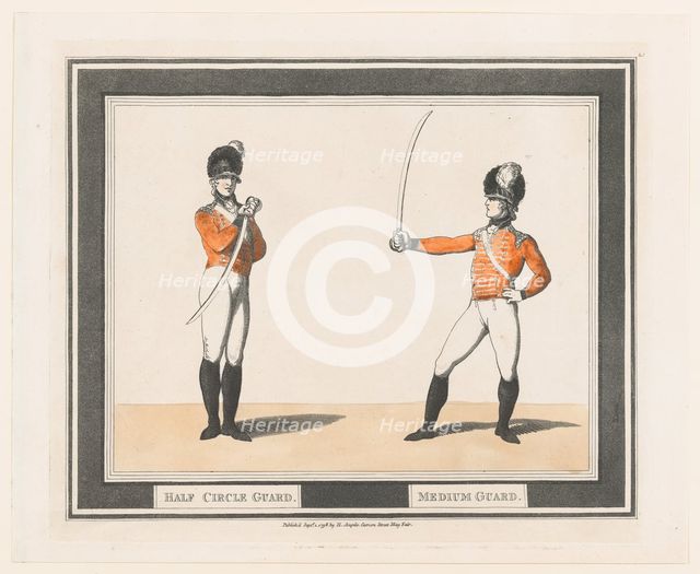Half Circle Guard, Medium Guard, September 1, 1798., September 1, 1798. Creator: Thomas Rowlandson.