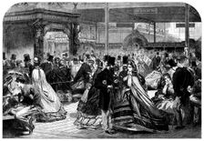 Half-crown Day at the International Exhibition, 1862. Creator: Mason Jackson