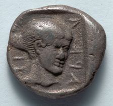 Half Drachm: Despoina (reverse), 490-417 BC. Creator: Unknown