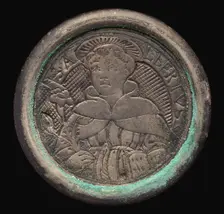 Half Figure of a Monk. Creator: Unknown