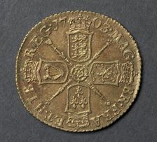 Half Guinea (reverse), 1703. Creator: Unknown