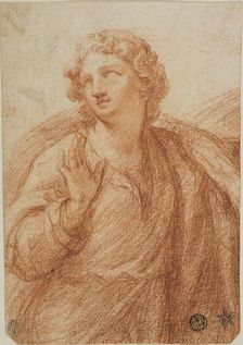 Half-length Draped Figure, n.d. Creator: Guido Reni