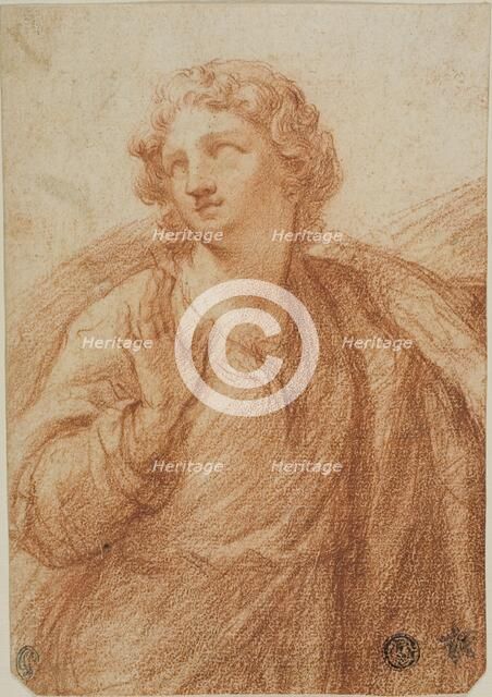 Half-length Draped Figure, n.d. Creator: Guido Reni.