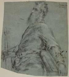 Half-length Figure Study for Saint Paul, 1561/65. Creator: Jacopo Bassano il vecchio