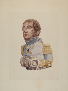 Half Length Figurehead, c. 1938. Creator: Rosamond P Gray