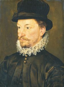 Half-length Portrait of a Young Man, c1570-1590. Creator: French Master c1550/1600