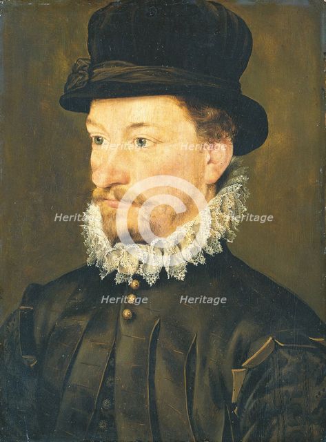 Half-length Portrait of a Young Man, c1570-1590. Creator: French Master c1550/1600.