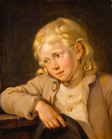 Half-length Portrait of a Boy, 18th century. Creator: Georg Melchior Kraus