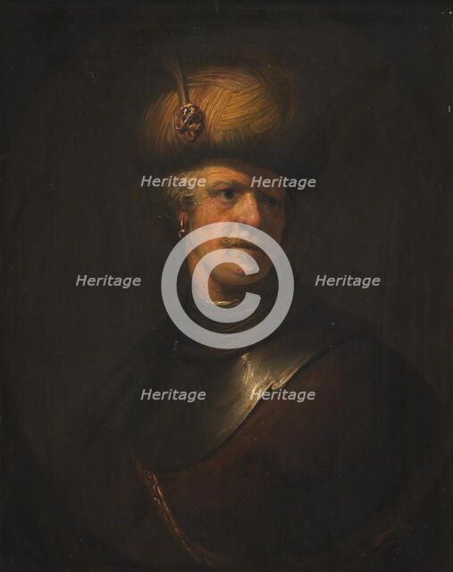 Half-Length Portrait of an Old Man, 1683-1720. Creator: Daniel de Konink.