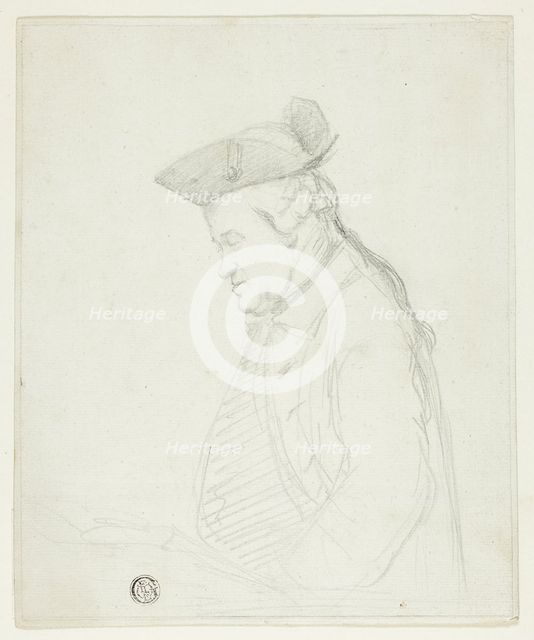 Half-Length Portrait of George Michael Moser, n.d. Creator: George Dance.