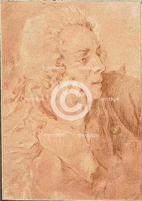 Half-Length Portrait of François Boucher, n.d. Creator: Jacques Andre Portail.