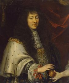 Half-length Portrait of Louis XIV (1638-1715), 17th century. Creator: Pierre Mignard