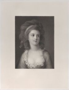 Half-length portrait of Sophie or Apollonia Helena Potocka as a young girl, 1872. Creators: Robert Reyher, E. H. Schroeder